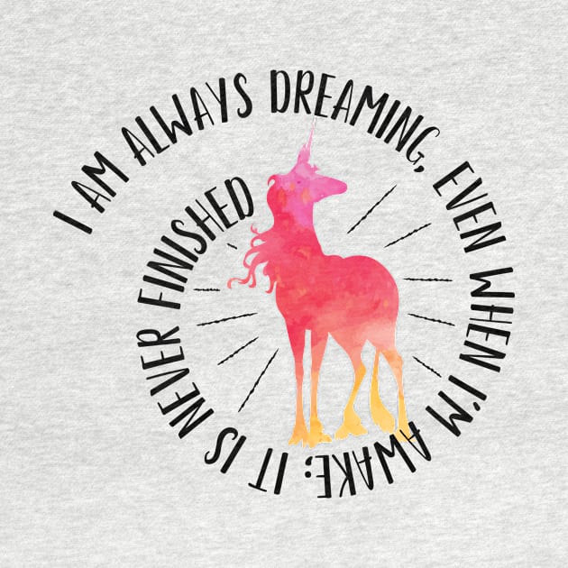 The Last Unicorn "Always Dreaming" by LittleBearArt